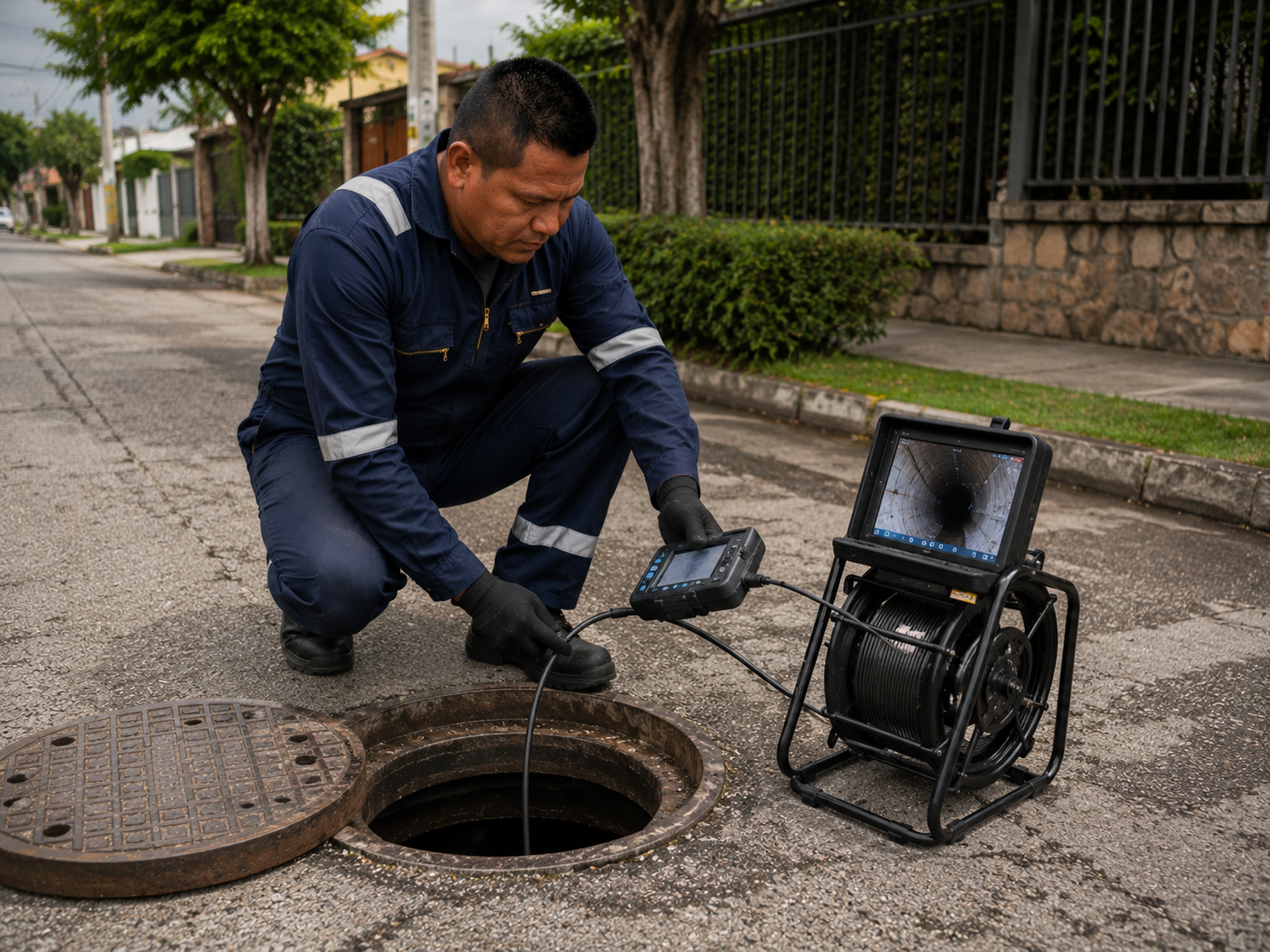 Inspección de alcantarillados con tecnología avanzada